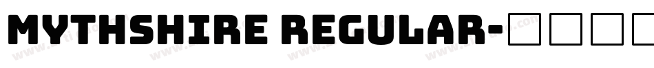Mythshire Regular字体转换